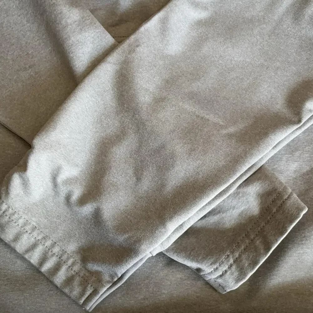 UNRL Hoodie Mens Large Gray High Neck Pullover Fleece Kangaroo Pocket Stretch - Picture 8 of 14